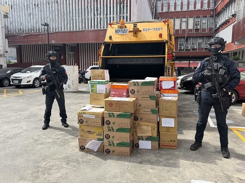 高雄警方跨局處銷燬毒品 以毒品咖啡包為最大宗