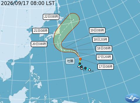 杜鵑颱風直奔日本!下週影響東京、關東 不排除增強至中颱