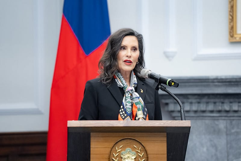 美國密西根州州長魏美桂(Gretchen Whitmer)。 圖:總統府提供 美國密西根州州長魏美桂(Gretchen Whitmer)。 圖:總統府提供
