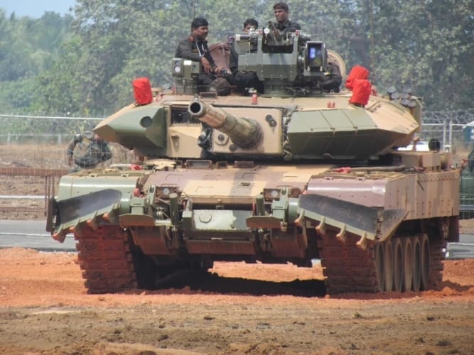 印度製造的阿瓊坦克&nbsp;&nbsp;&nbsp;圖 : 翻攝自軍武次位面