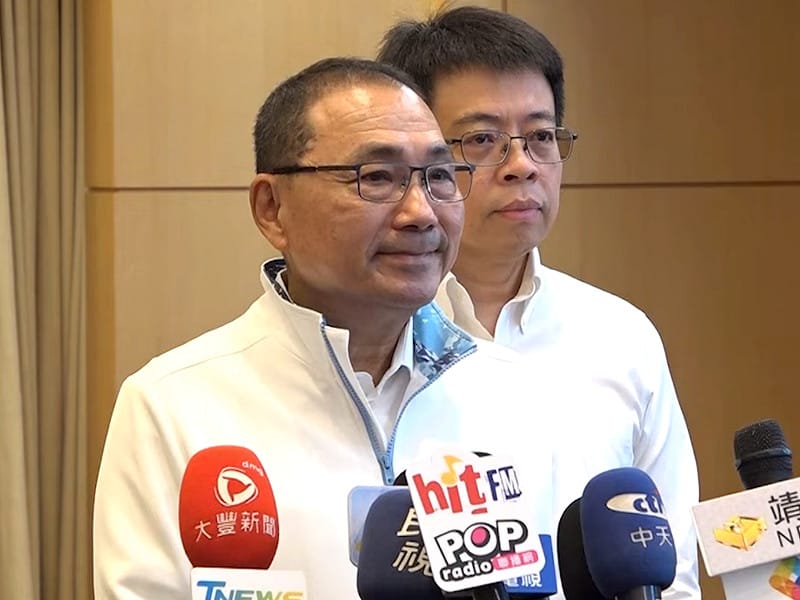 是否擔心「洋流」外溢影響選情? 侯友宜:新北只會不斷「川流不息」