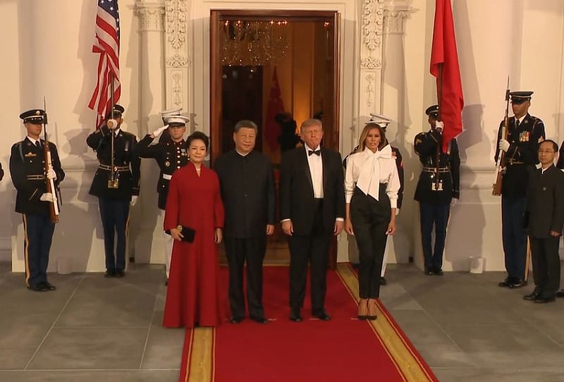 川普熱情招待習近平夫婦!白宮國宴菜單曝光「梅蘭妮亞親自籌備」