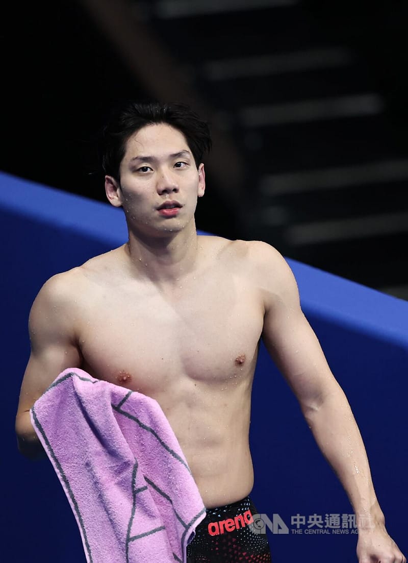 游泳選手「台灣蝶王」王冠閎。（中央社檔案照片）&nbsp;&nbsp;&nbsp;