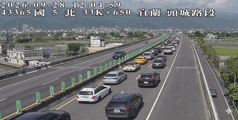 國5紫爆時速僅19K!中秋連假收假北返大癱瘓 國道疏導管制措施一次看