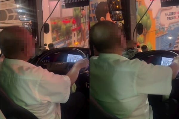 搭公車驚見駕駛公然抽菸!網:超沒水準 業者致歉停職