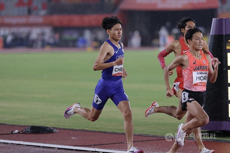長跑新星簡子傑不在乎破全國 亞運男子1500公尺第6