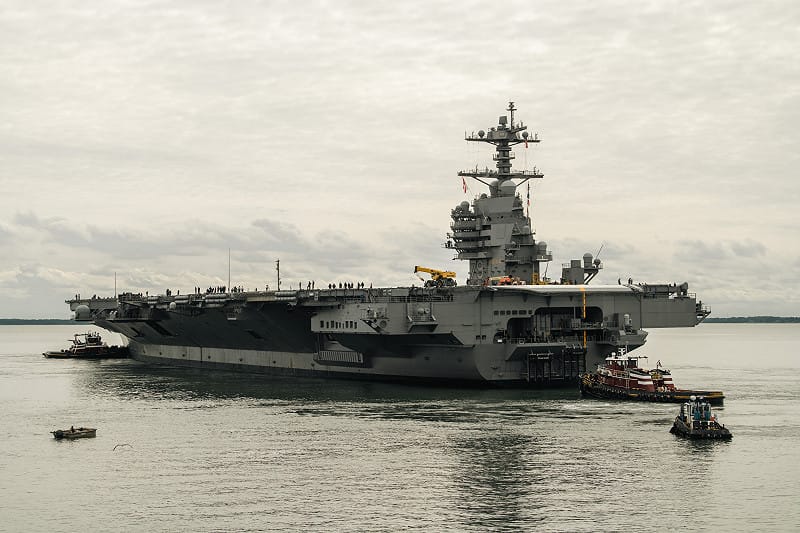 福特級2號艦「甘迺迪號」99%完工 美國海軍「部分接收」