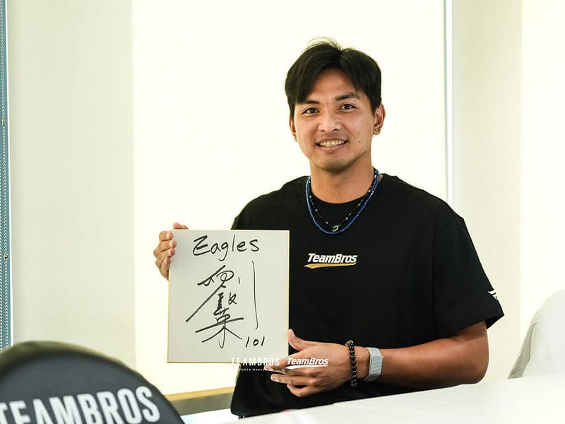 日本職棒東北樂天金鷲隊30日宣布，以育成合約簽下台灣投手劉致榮（圖），劉致榮選擇101號背號，期許自己成就如台北101。（挺悍賽事行銷提供）中央社記者蘇志畬傳真　115年9月30日&nbsp;&nbsp;&nbsp;