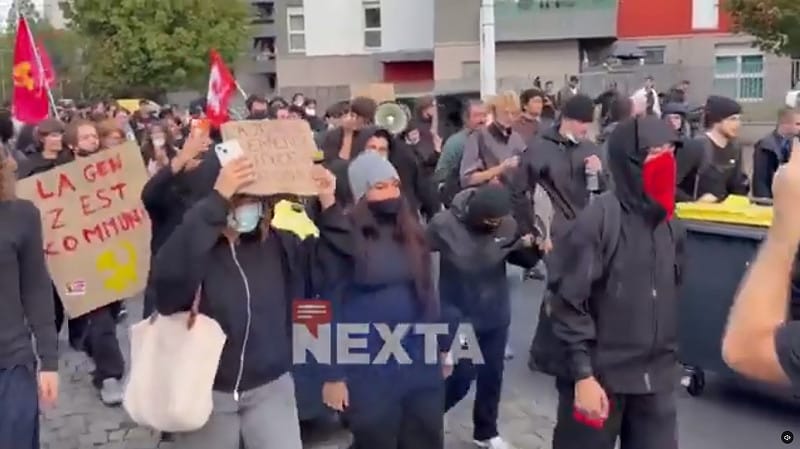 (影) 法國學生示威變暴力抗議！ 625人被捕 勒龐：「極左翼」組織、協調騷亂