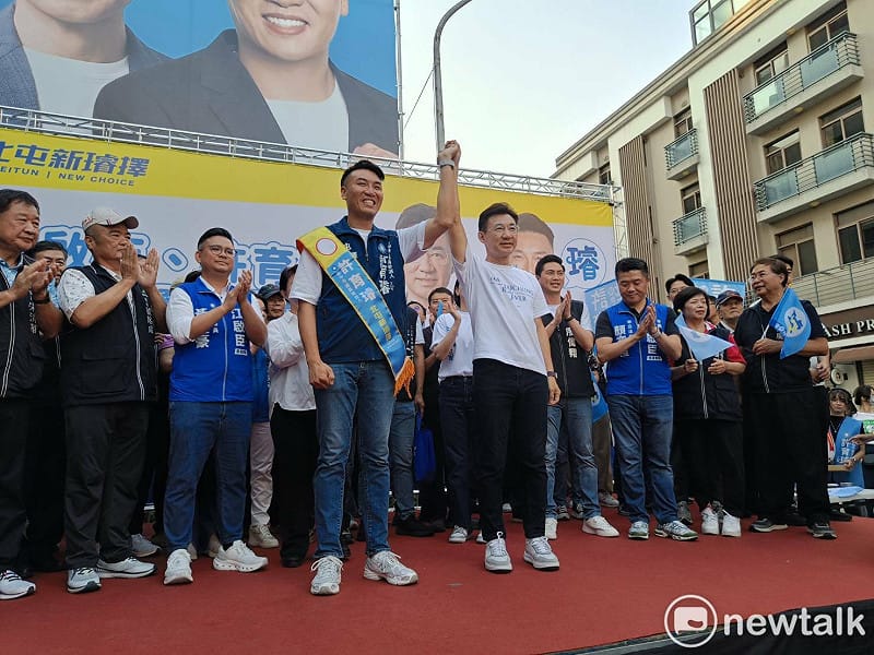 (影)盧秀燕合體江啟臣挺許育璿！細數北屯建設力促老幹新枝交棒