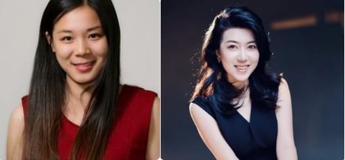 有網友將張婉瑩(左)與中國女間諜方芳進行對比，發現兩人都畢業於北京的國際關係學院，推測張婉瑩很可能也是中國政府安排的女間諜。&nbsp;&nbsp;&nbsp;圖：翻攝自 @Byron_Wan X 帳號