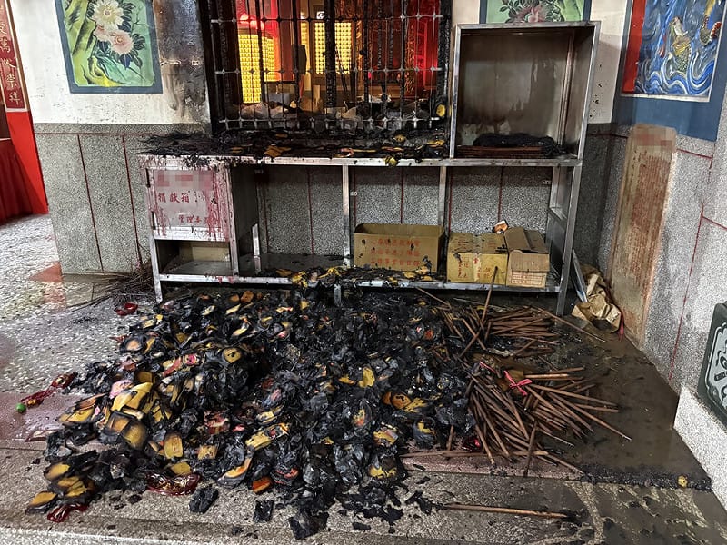 台中大雅凌晨3起火警 警掌握涉案男子追查