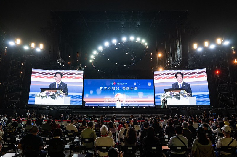 總統賴清德9日到新北市出席115年國慶晚會。&nbsp;&nbsp;&nbsp;圖：總統府提供