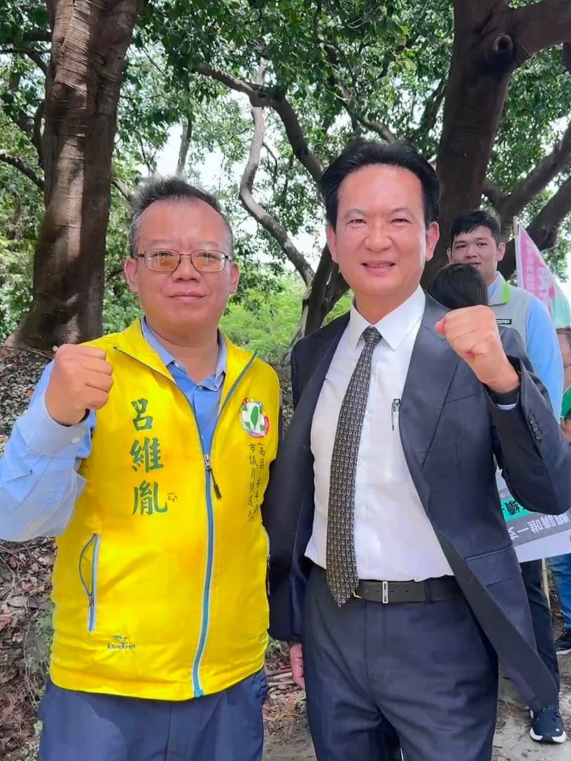 屬於賴清德與林俊憲陣營的呂維胤，上屆以落選頭之姿高票飲恨，這次捲土重來，背後擁有強大的派系與組織奧援，是綠營搶攻第 4 席的核心主力。&nbsp;&nbsp;&nbsp;圖：翻攝呂維胤臉書