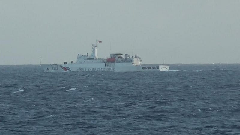 中國海警船。 圖：海巡署/提供 