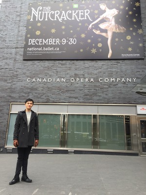 剛滿20歲的梁秩傑，今年正式加入加拿大國家芭蕾舞團，並參與經典芭蕾舞劇「胡桃鉗」年度公演。   圖/中央社