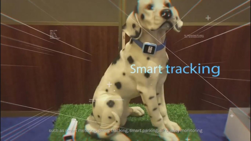 物聯網應用範例：寵物監控。   圖：翻攝自華為科技 YouTube