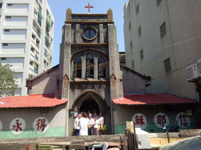 近70年歷史的大同區延平基督教會，台北市文資審議委員會，今天（13日）通過指定為台北市「市定古蹟」。   圖：台北市文化局／擔供