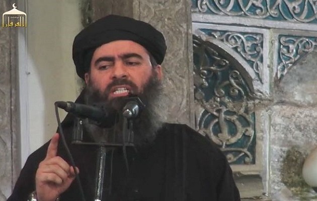 「伊斯蘭國」組織領導人巴格達迪下落始終成謎，多次傳出遭空襲身亡訊息。   圖：翻攝tribune.gr