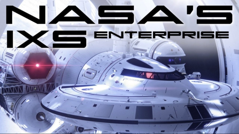 NASA曾在多年前提出曲速引擎太空船IXS Enterprise的相關設計，但至目前為止還未有下文。   圖：翻攝自Youtube