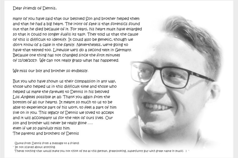 INTERNETHULK家屬在信中首次提及他的死因,並感謝遊戲社區的協助。 圖 : 翻攝自JComanki