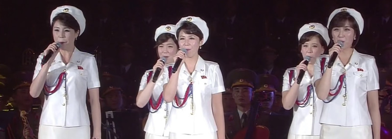 其中有「北韓少女時代」之稱的牡丹峰樂團（Moranbong Band），可望參與平昌冬奧活動，也是其中焦點。   圖：擷取自Rumoaohepta7 Youtube