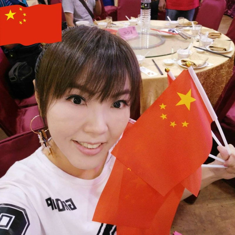 祖籍湖北的劉樂妍，時常大方公開表達自己是中國人以及對國族的認同。   圖：翻攝劉樂妍臉書