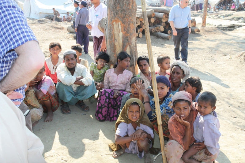 美國國務院調查報告指出，緬甸軍方發動計劃性行動，對緬甸穆斯林少數族裔洛興雅人（Rohingya）展開大屠殺、輪暴等種種暴行，   圖 : 翻攝自DG Echo@flicker