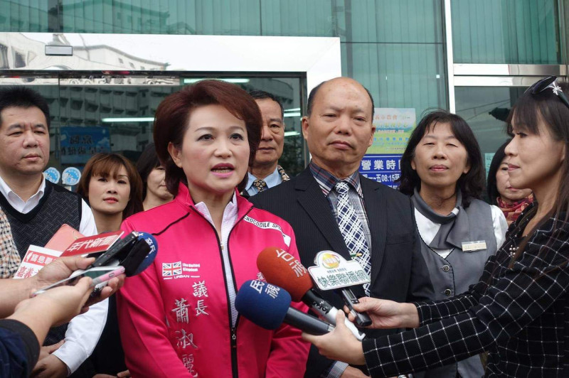 嘉義市議長蕭淑麗宣布退出國民黨參選嘉義市長。   圖：蕭淑麗競選團隊/提供 