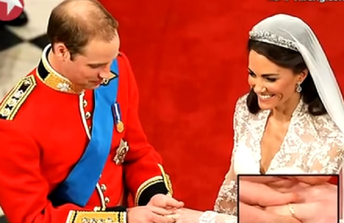 威廉王子2011年迎娶凱特時，頭頂已經有點稀疏。   圖：翻攝youtube