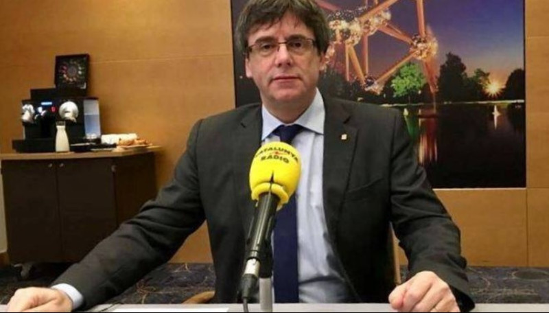 流亡在比利時的獨派領袖普伊格蒙特19日表示，他可以在比利時遙控治理加泰隆尼亞。   圖：翻攝Carles Puigdemont臉書