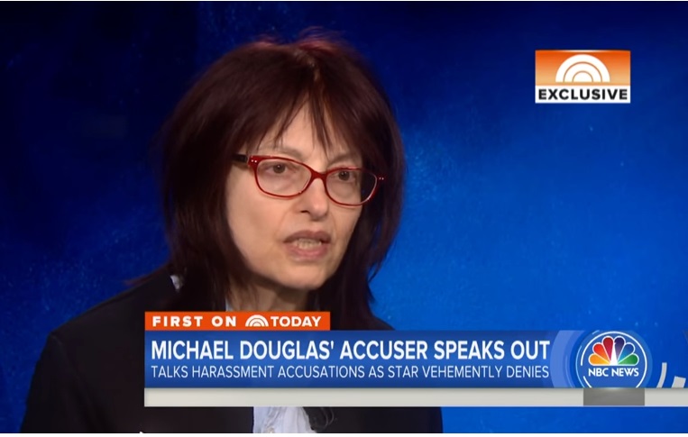 作家兼記者布勞迪上節目指控，影星麥克道格拉斯在32年前曾對她性騷擾。   圖/國家廣播公司（NBC）「今日秀」（Today）節目