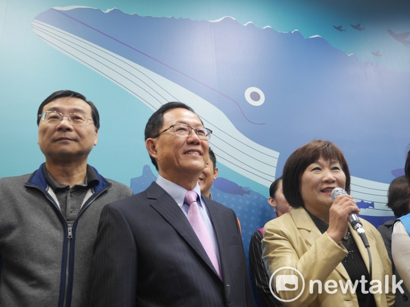 有意爭取國民黨提名參選2018台北市長的前立委丁守中（中）今日說，他是所有參選人中準備最充分的，有信心年底選票上一定會有他的名字。   圖：新頭殼資料照