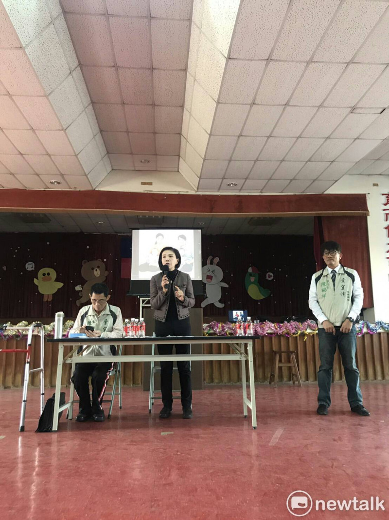 台南市長參選人葉宜津今天在北區舉辦參選市長說明會，現場聚集200多人。   圖：黃博郎/攝