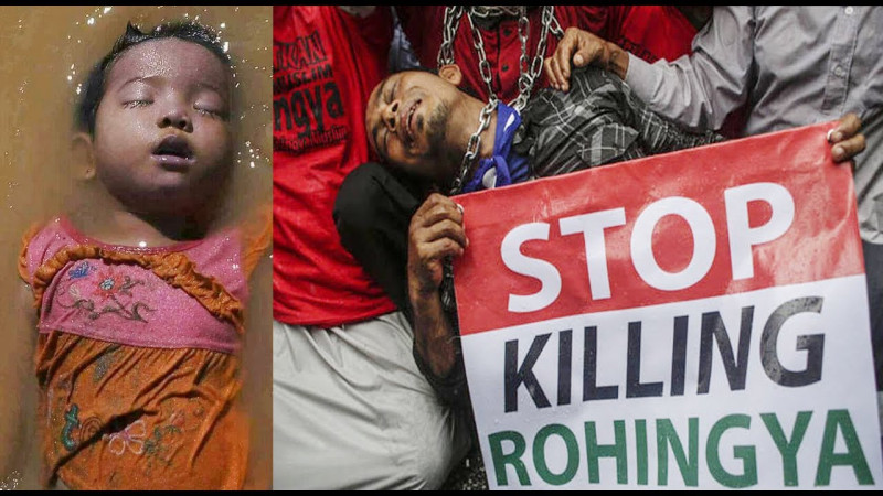羅興亞人飽受緬甸安全部隊迫害。如今緬甸當局開始在邊界重建村莊，但羅興亞人幾乎無動於衷。   圖：翻拍自Tariq Khan的影像檔〈停止殺戮羅興亞人〉(Stop Killing Rohingya) https://www.youtube.com/watch?v=13g_0J233EI