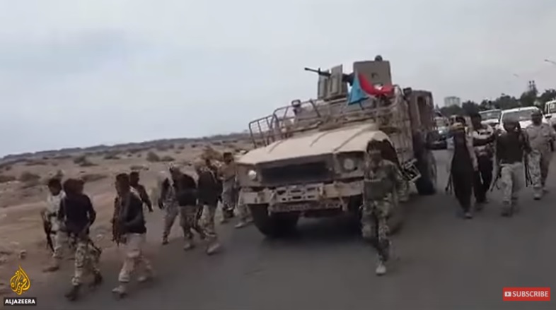 葉門軍方消息人士今（30）日證實，分離主義分子已經包圍位於臨時首都亞丁的總統府。   圖：翻攝youtube