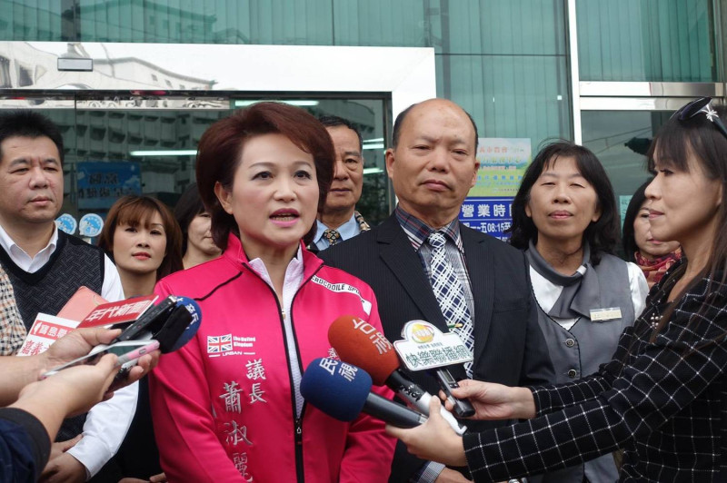 嘉義市議會議長蕭淑麗2日宣佈退出國民黨，以無黨籍身分參選。   圖：蕭淑麗競選團隊/提供