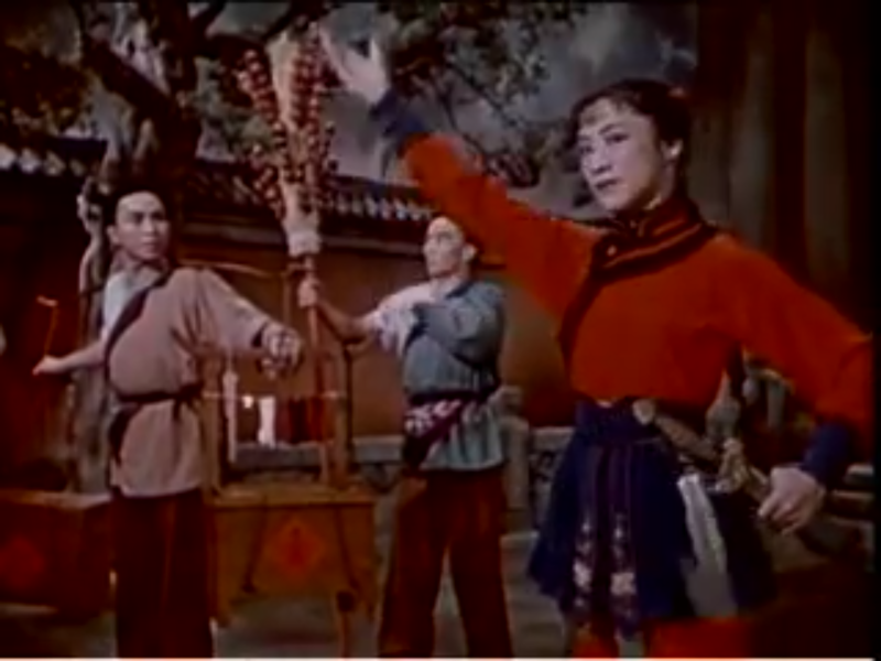 「小刀會」原是清朝的一個民間祕密組織，宗旨是「反清復明」，圖為中共革命歷史舞劇《小刀會》劇照。   圖：翻攝自Youtube