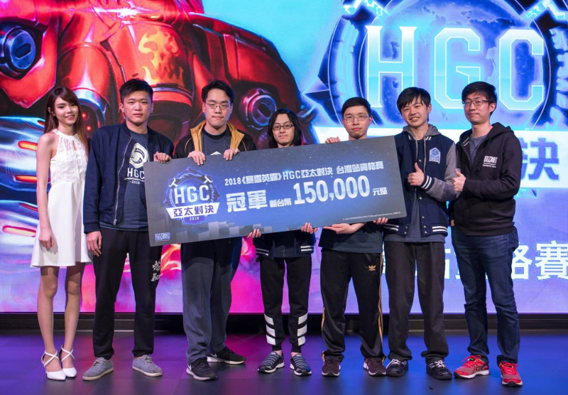 Loli Meow擊敗各路群雄，拿下HGC台灣站資格賽之冠軍寶座。   圖：暴雪娛樂提供