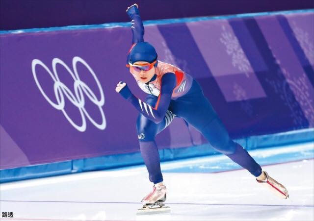 台灣滑冰女將黃郁婷今（18）日在平昌冬季奧運500公尺競速滑冰以38秒98成績，拿下第22名。她在先稍早的1000公尺項目排第20名、1500公尺名列第26。   圖：取自黃郁婷臉書
