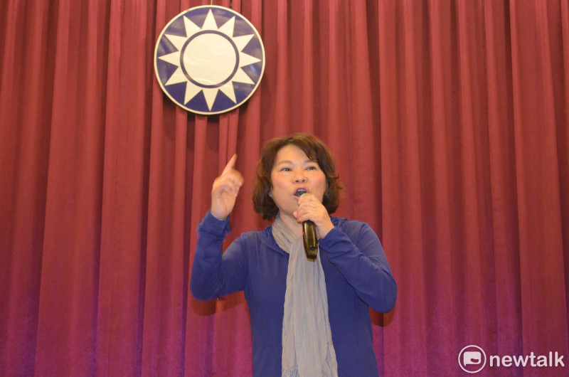 民調勝出，黃敏惠代表國民黨出戰嘉義市長。
   圖 : 蔡坤龍/攝