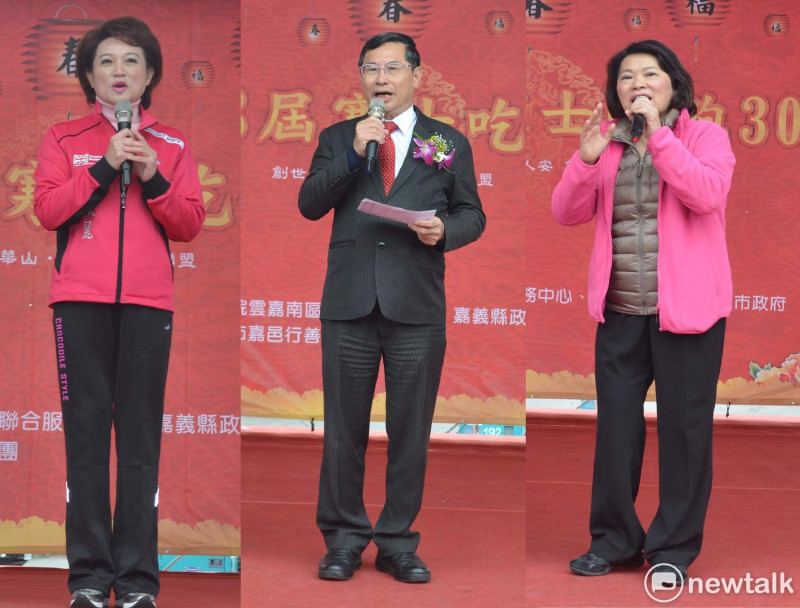 蕭淑麗（左起）、涂醒哲、黃敏惠三足鼎立，嘉義市長選戰精彩可期。   圖：合成照片，蔡坤龍/攝