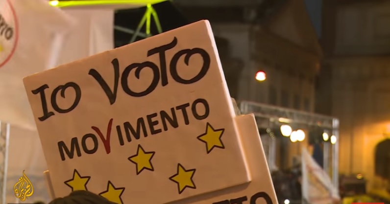 義大利國會大選初步開票顯示，疑歐派政黨「五星運動」（Five Star Movement）及反移民政黨「聯盟」黨（League）將是大選贏家。   