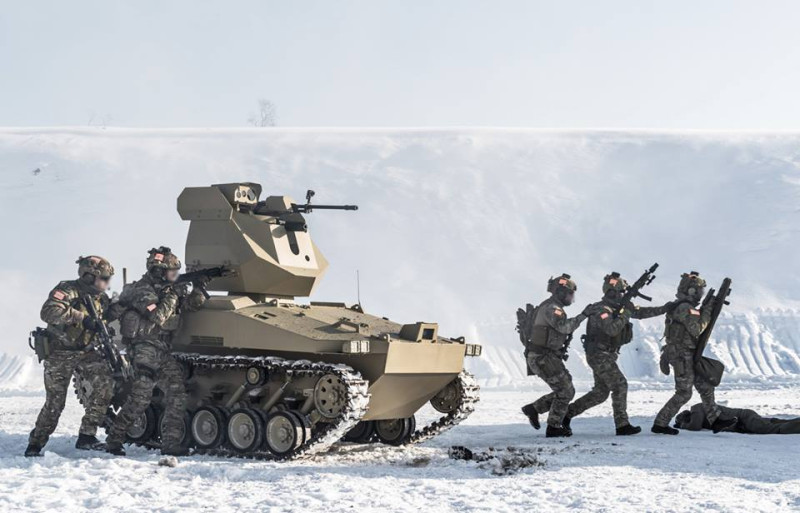 俄羅斯卡拉什尼科夫公司公布最新武器－－無人駕駛坦克，可望減少人員傷亡。   圖：翻攝卡拉什尼科夫公司臉書
