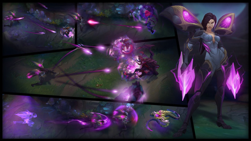 新英雄「虛空之女」凱莎擁有強大的位移能力。   圖：Riot Games/提供