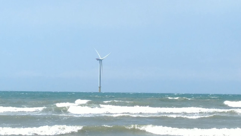 上緯海能風電位於苗栗外海5號、6號潛力場址預計於2020年完成建置。   圖 : 翻攝自youtube