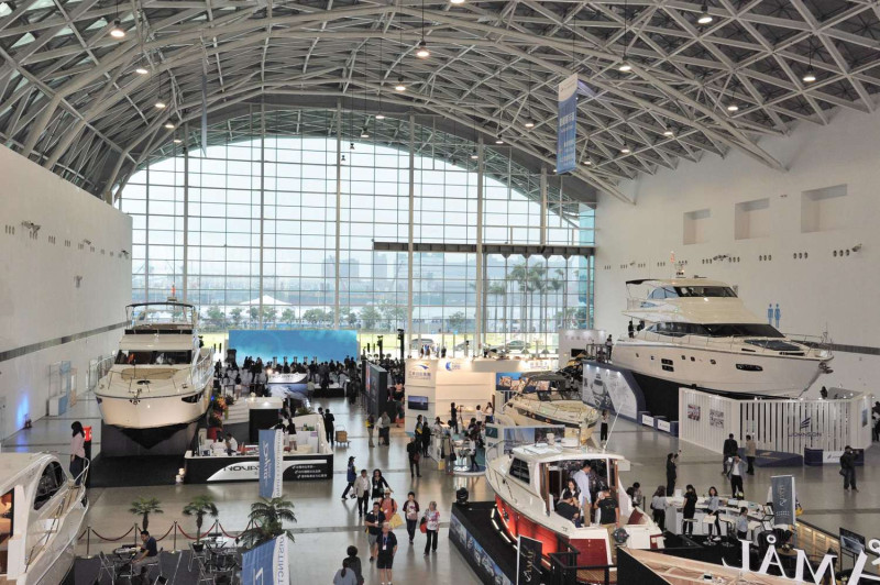 2018台灣國際遊艇展今(15)日起至3月18日在高雄展覽館盛大舉行。   圖 : 高雄市政府/提供