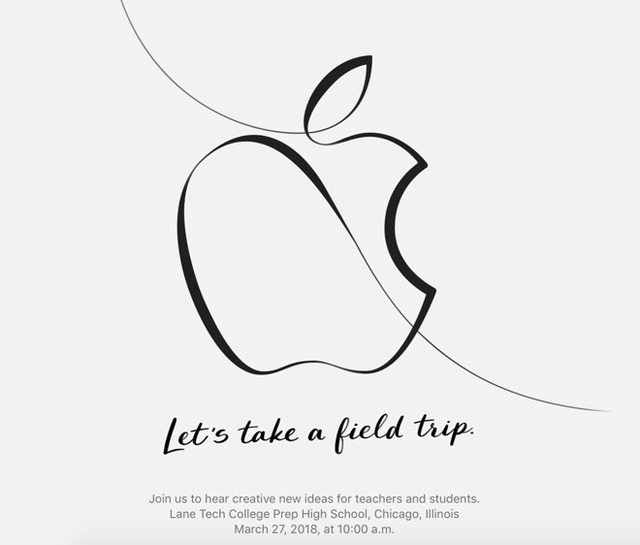 蘋果春季發表會將以「教育」為主題，並且不提供直播服務。   圖：翻攝自蘋果