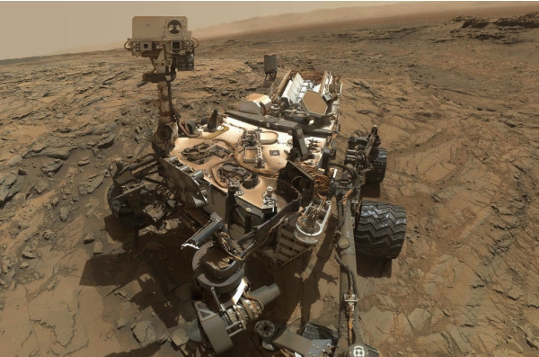 火星探測車好奇號，獨自一機在火星上待了2000天。   圖：翻攝自NASA