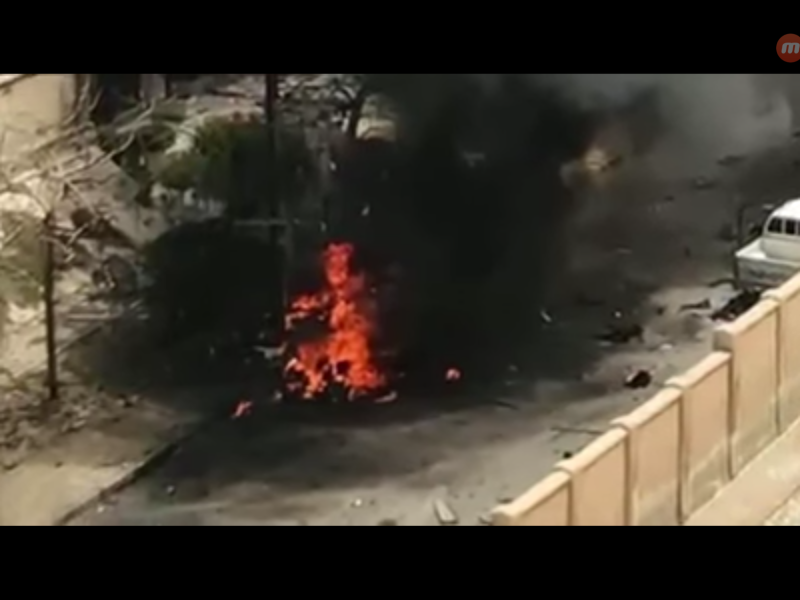 一枚汽車炸彈今天在埃及第2大城亞力山卓被引爆，造成一名員警喪生、4人受傷。   圖：翻攝自Youtube
